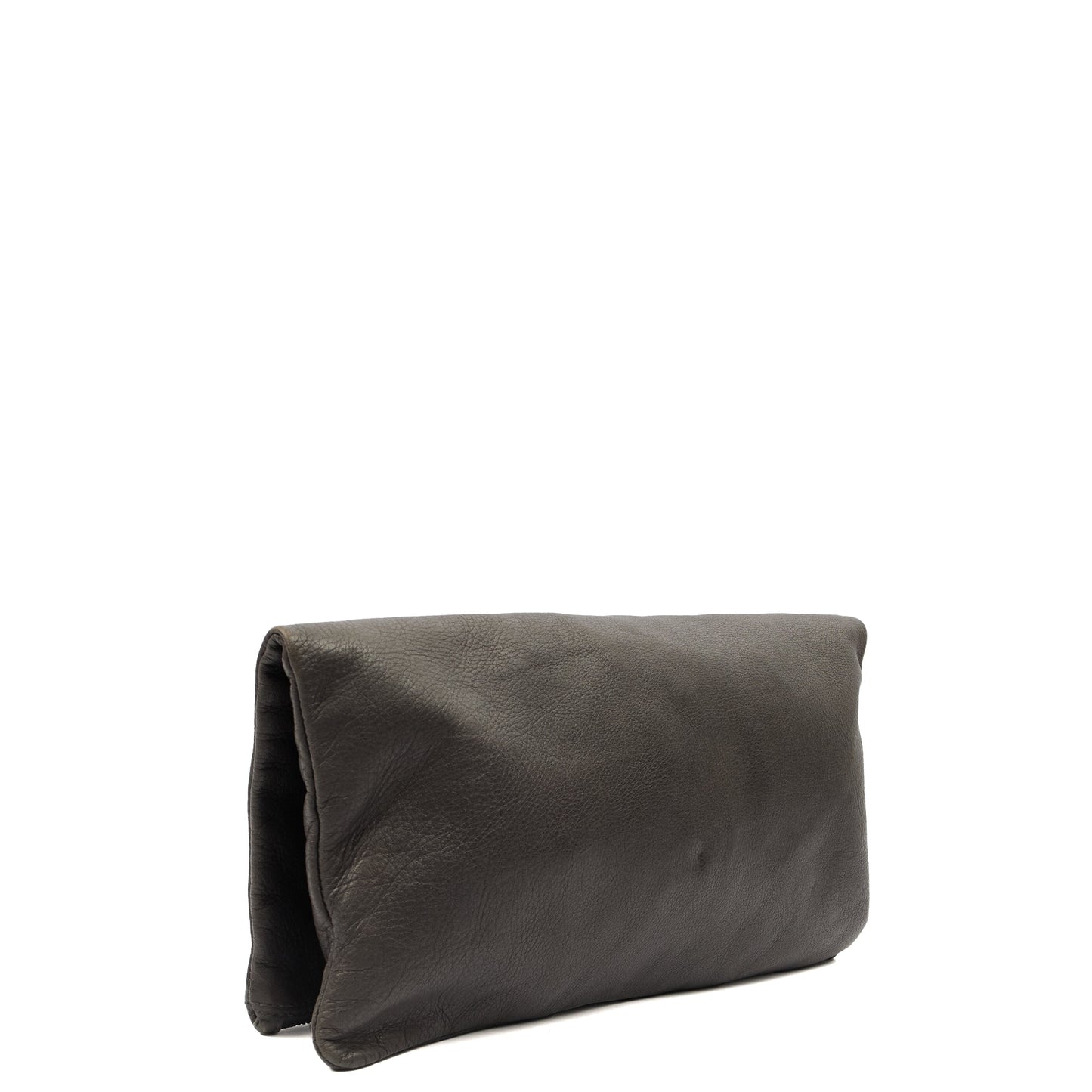 Mulberry Clutch Daria Clutch in Grey, Leather — Side View