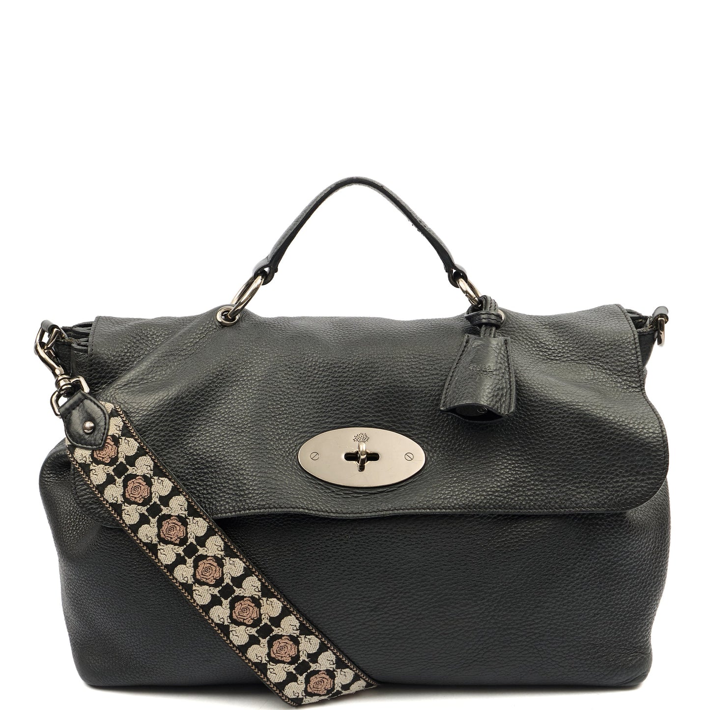 Mulberry Cross Body Edie in Navy, Calfskin Leather — Alternate View 7