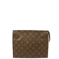 Louis Vuitton Clutch Toiletry Pouch 26  in Monogram, Canvas — Front View