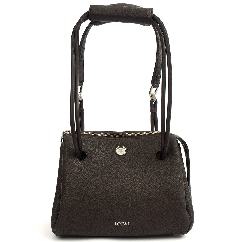Loewe Shoulder Bag Madrid - Small in Dark Ebony, Leather — Alternate View 8
