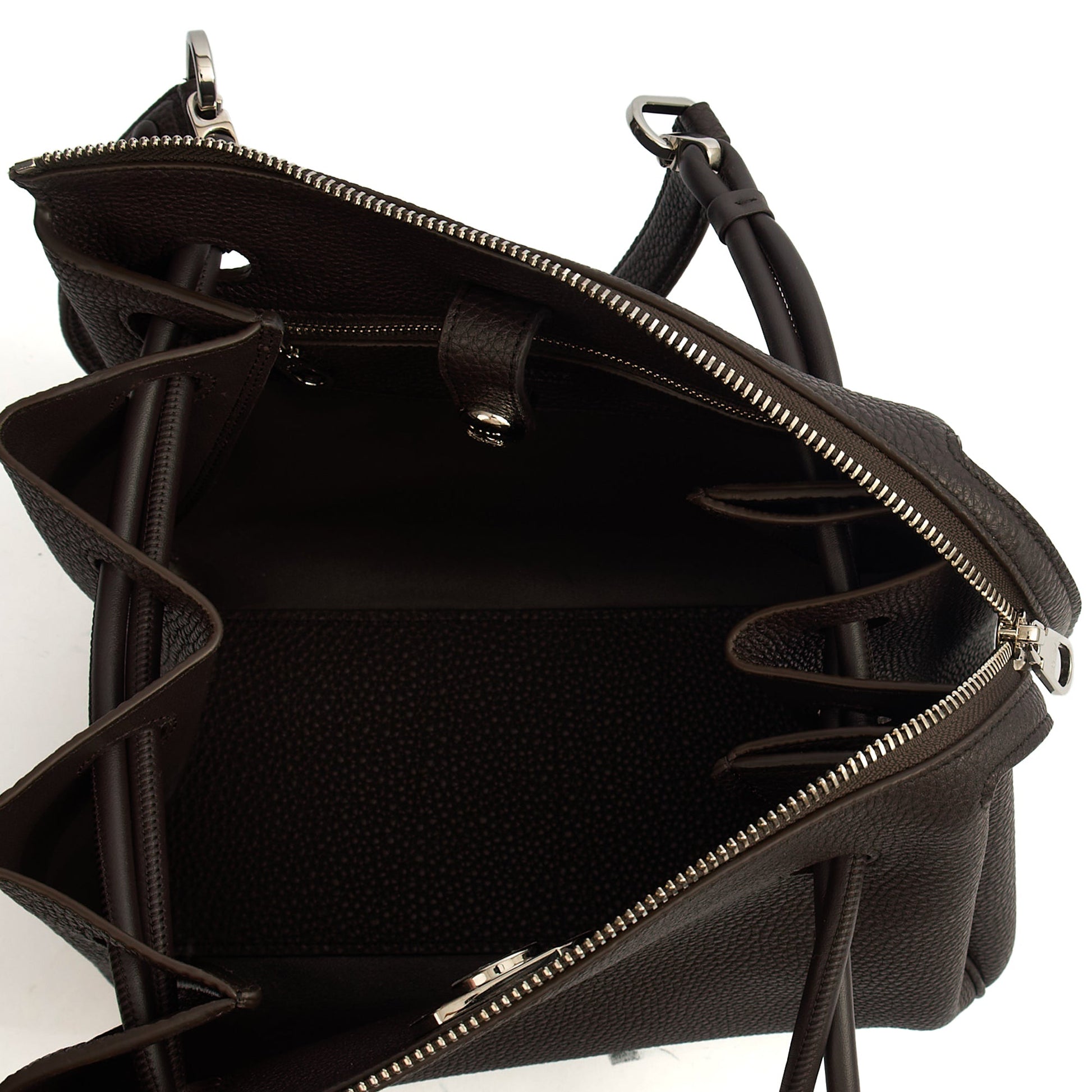 Loewe Shoulder Bag Madrid - Small in Dark Ebony, Leather — Alternate View 7