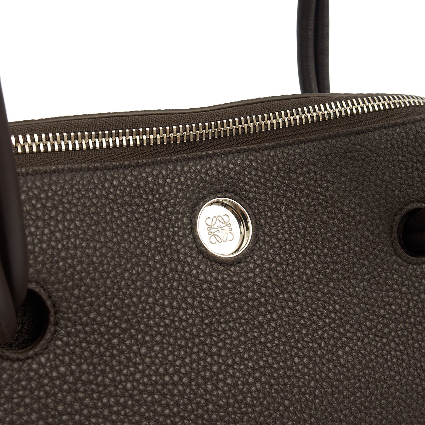 Loewe Shoulder Bag Madrid - Small in Dark Ebony, Leather — Lifestyle View