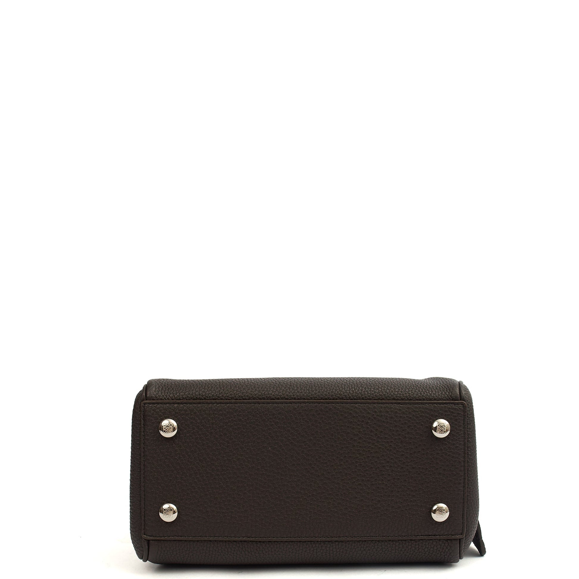 Loewe Shoulder Bag Madrid - Small in Dark Ebony, Leather — Detail View
