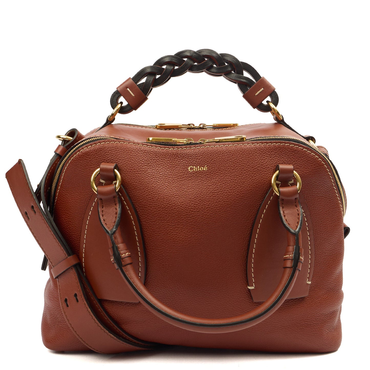 Chloe Tote Daria - Medium in Brown, Leather — Alternate View 15