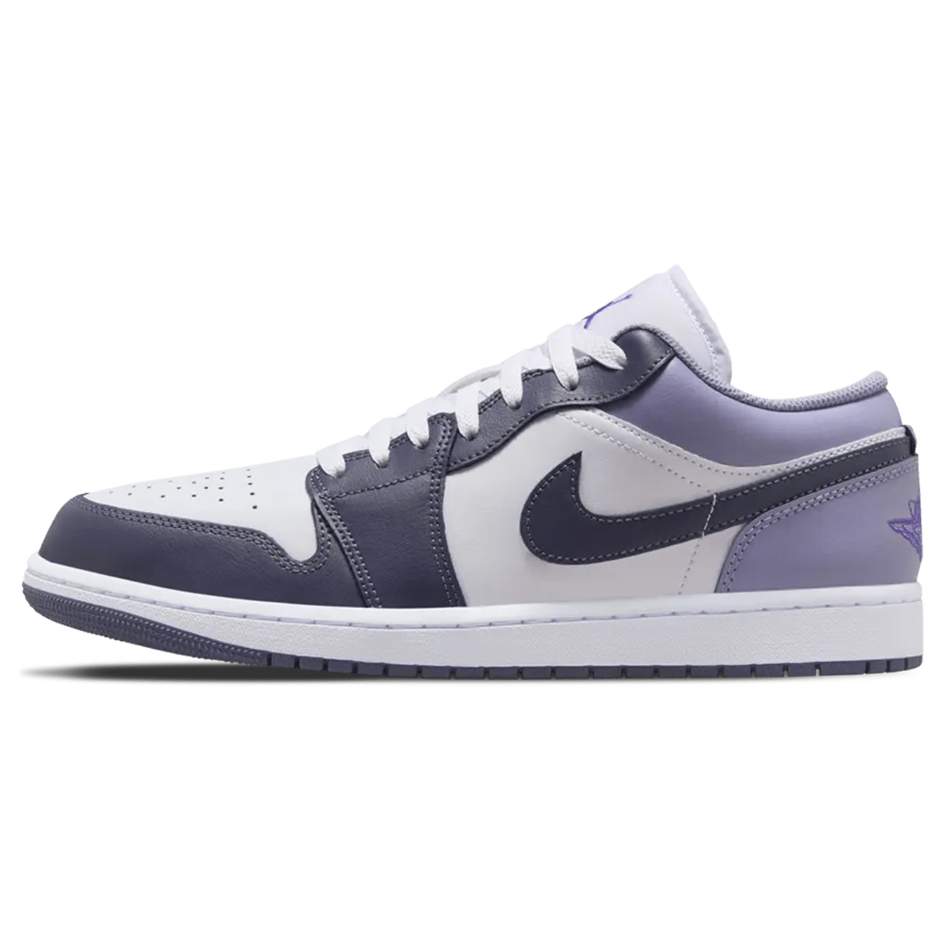 Air Jordan 1 Low 'White Indigo Haze' — UK 3 | EU 35.5 | US 3.5 — Front View