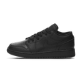 Air Jordan 1 Low GS 'Triple Black' — UK 13.5 | EU 32 | US 1Y — Front View