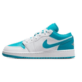 Air Jordan 1 Low GS 'Aquatone' — UK 13.5 | EU 32 | US 1Y — Front View