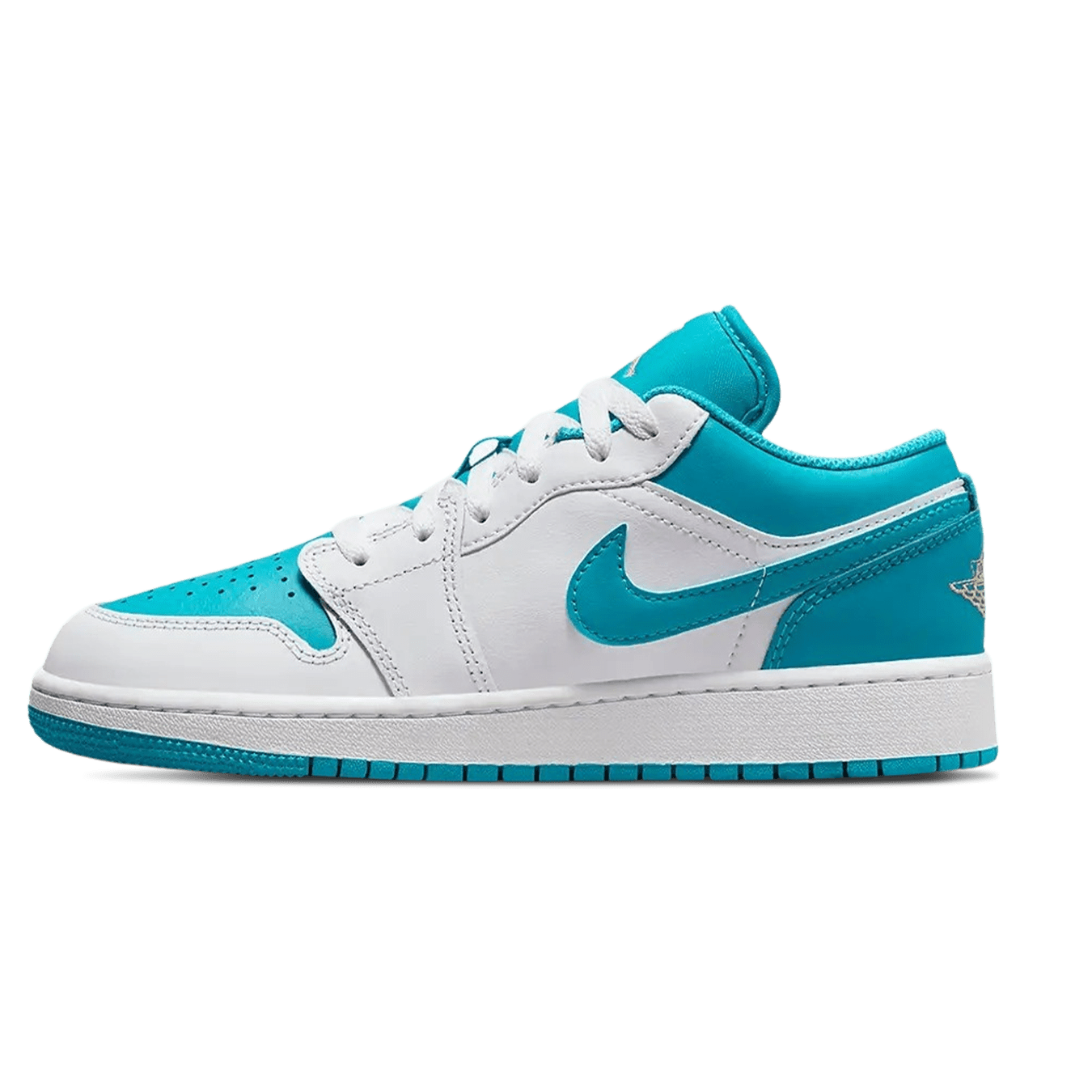 Air Jordan 1 Low GS 'Aquatone' — UK 13.5 | EU 32 | US 1Y — Front View