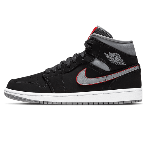 Air Jordan 1 Mid 'Black Grey' — UK 3 | EU 35.5 | US 3.5 — Front View