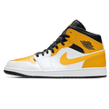 Air Jordan 1 Mid 'University Gold' — UK 3 | EU 35.5 | US 3.5 — Front View