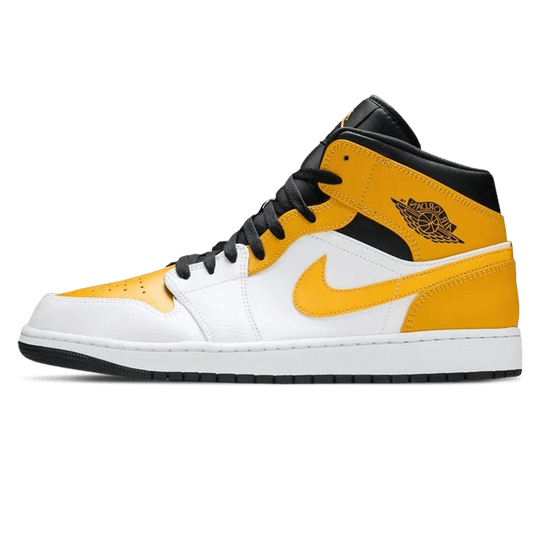 Air Jordan 1 Mid 'University Gold' — UK 3 | EU 35.5 | US 3.5 — Front View