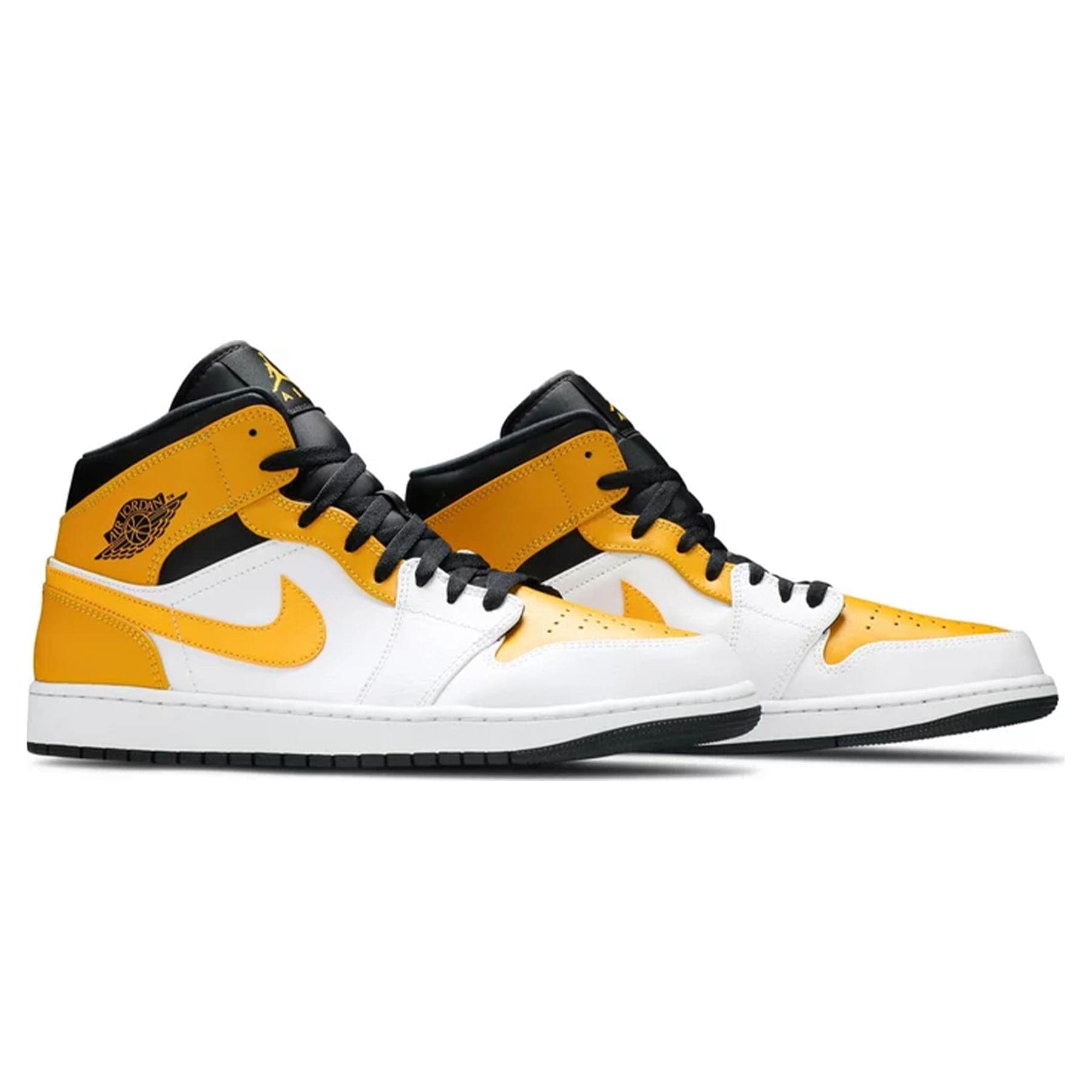 Air Jordan 1 Mid 'University Gold' — UK 3 | EU 35.5 | US 3.5 — Back View