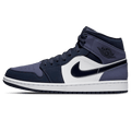 Air Jordan 1 Mid 'Sanded Purple' — UK 3 | EU 35.5 | US 3.5 — Front View