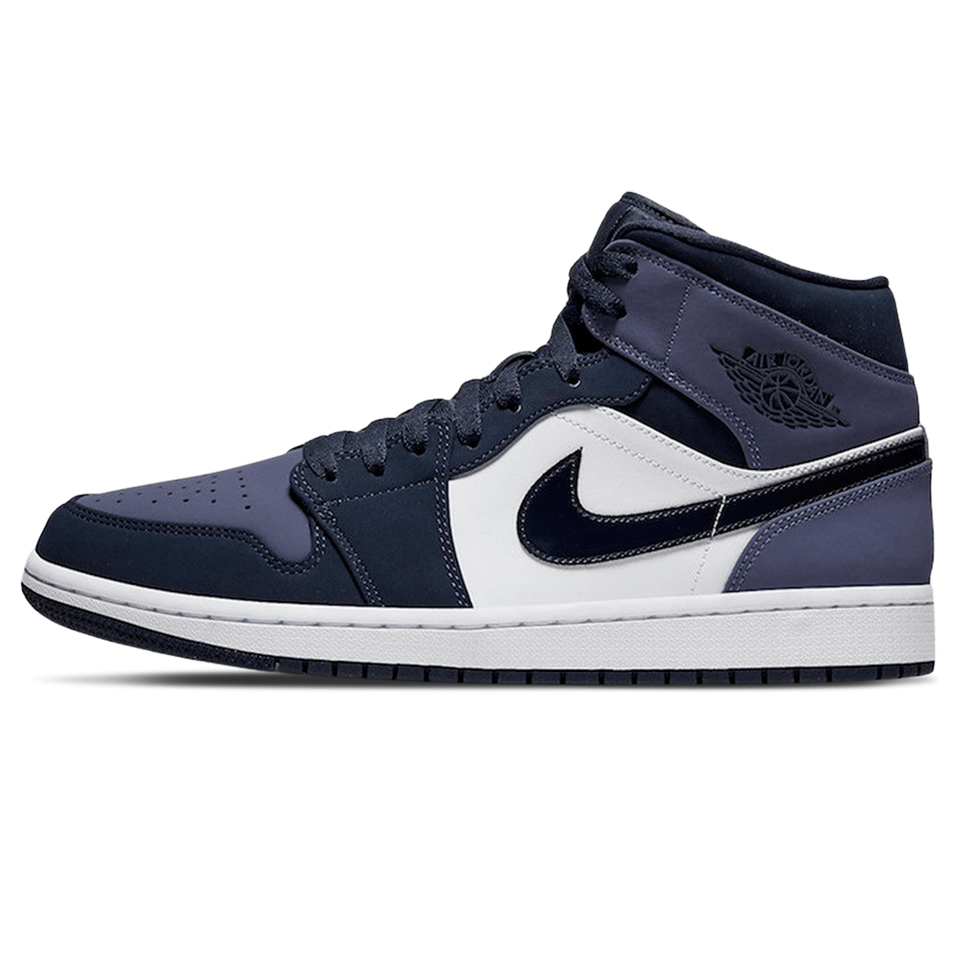 Air Jordan 1 Mid 'Sanded Purple' — UK 3 | EU 35.5 | US 3.5 — Front View