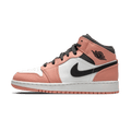 Air Jordan 1 Mid GS 'Pink Quartz' — 2 UK | 34 EU — Front View