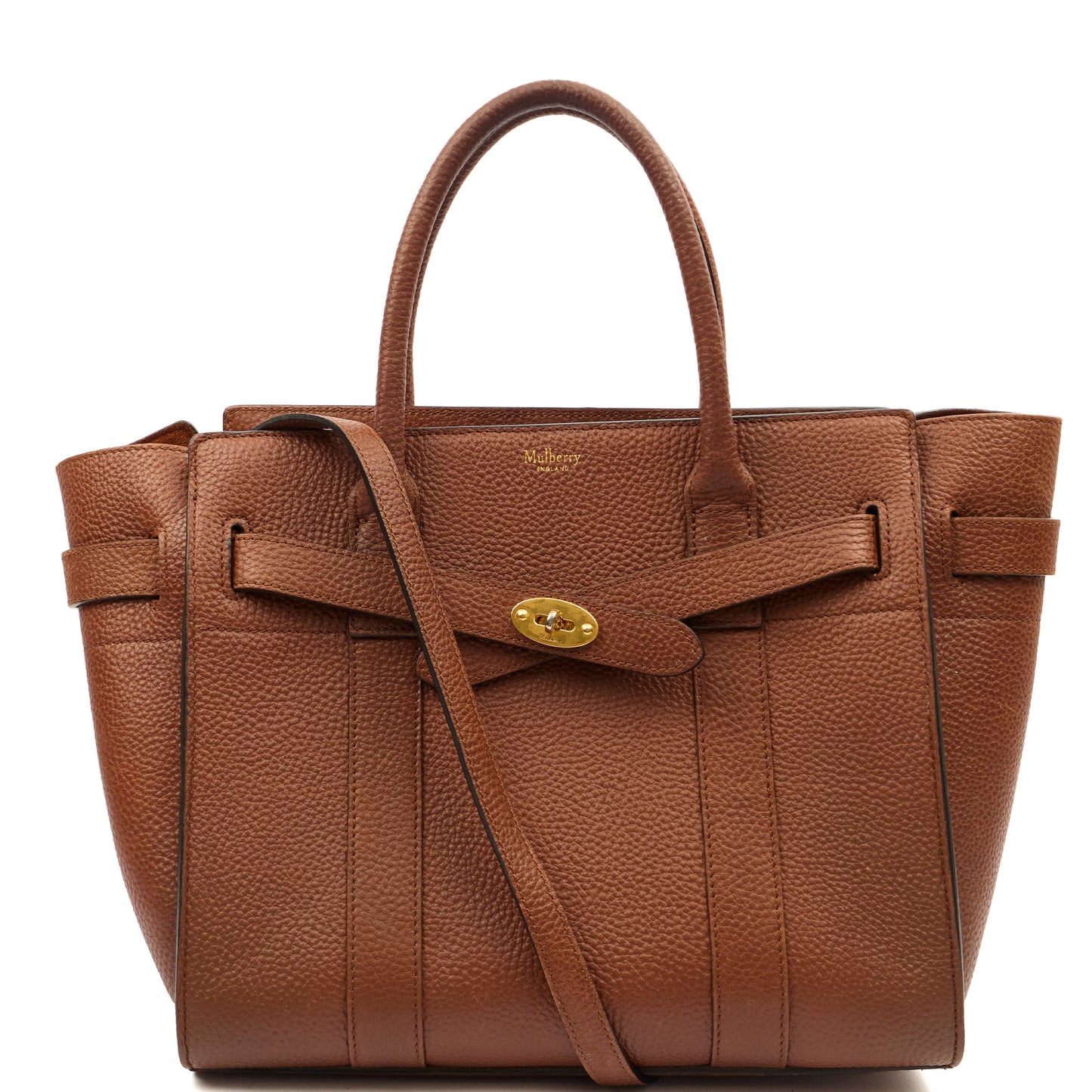 Mulberry Tote Zipped Bayswater in Oak, Calfskin Leather — Alternate View 13