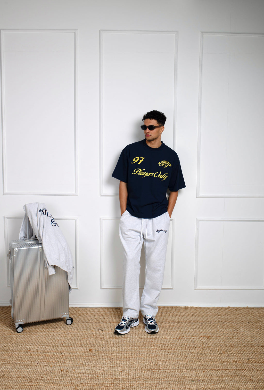 PLAYERS ONLY NAVY NY TEE — Small — Back View