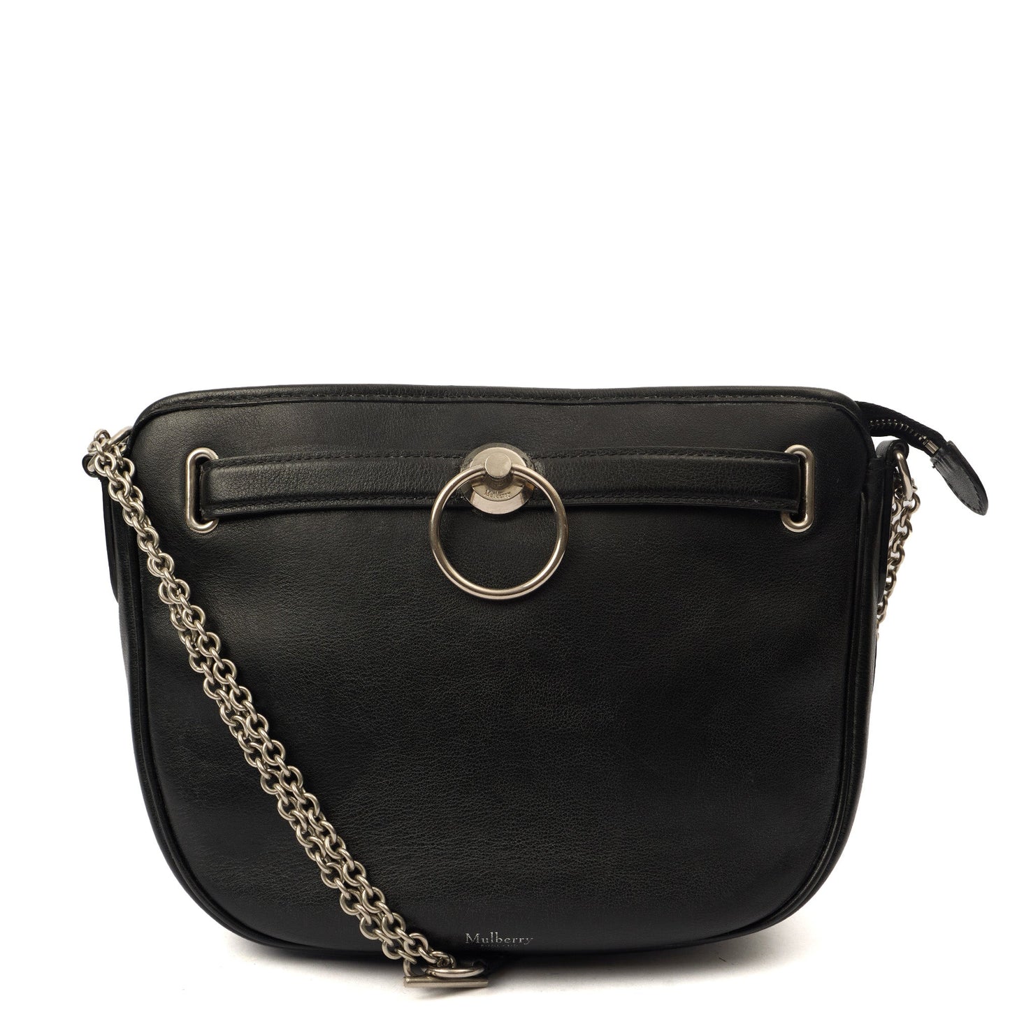 Mulberry Cross Body Brockwell in Black, Leather — Front View