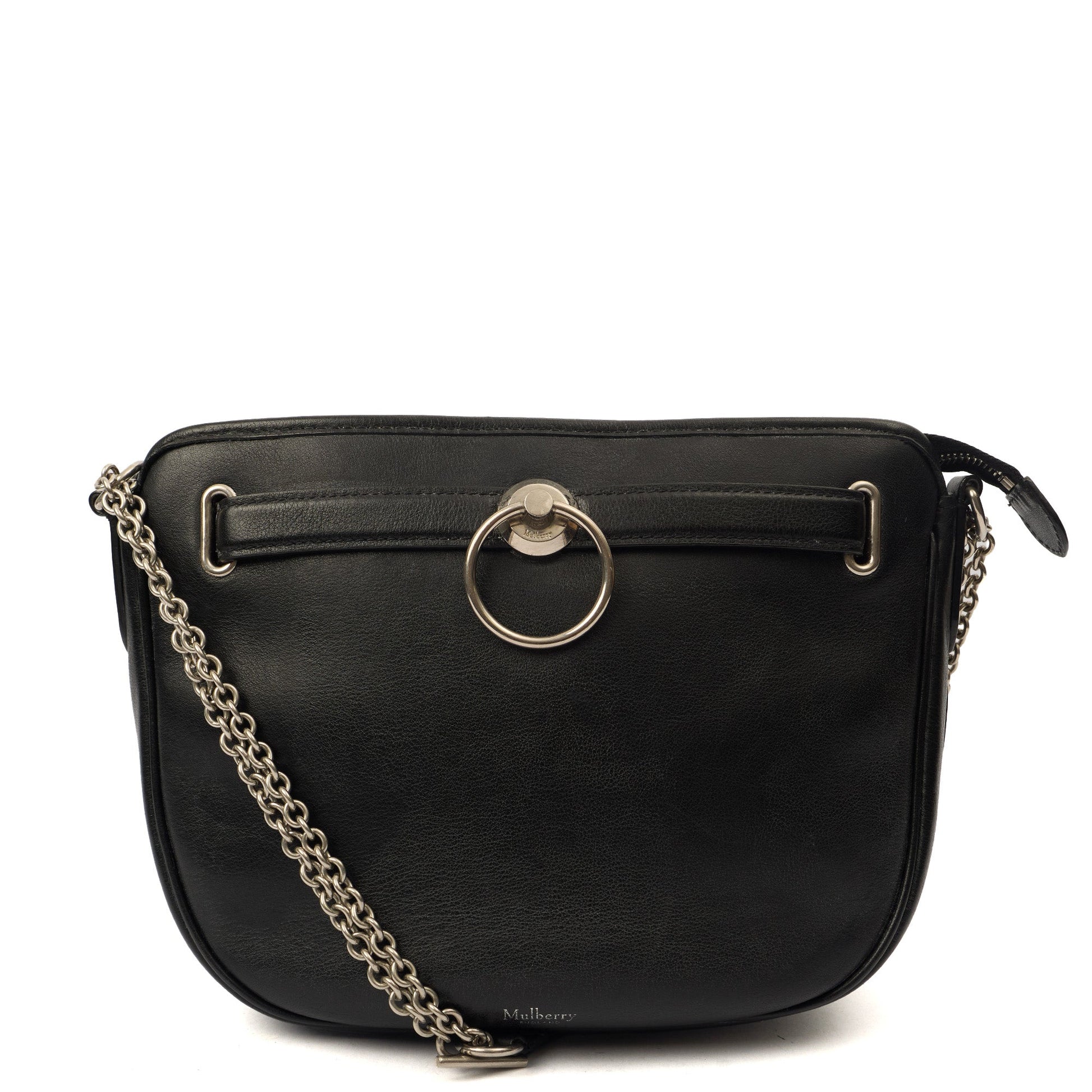 Mulberry Cross Body Brockwell in Black, Leather — Front View