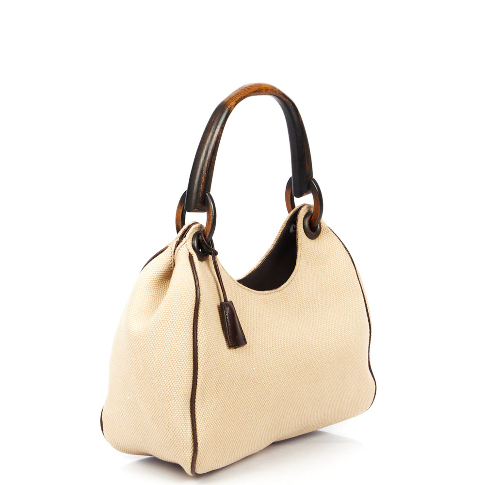 Gucci Shoulder Bag in Neutral, Fabric — Alternate View 8