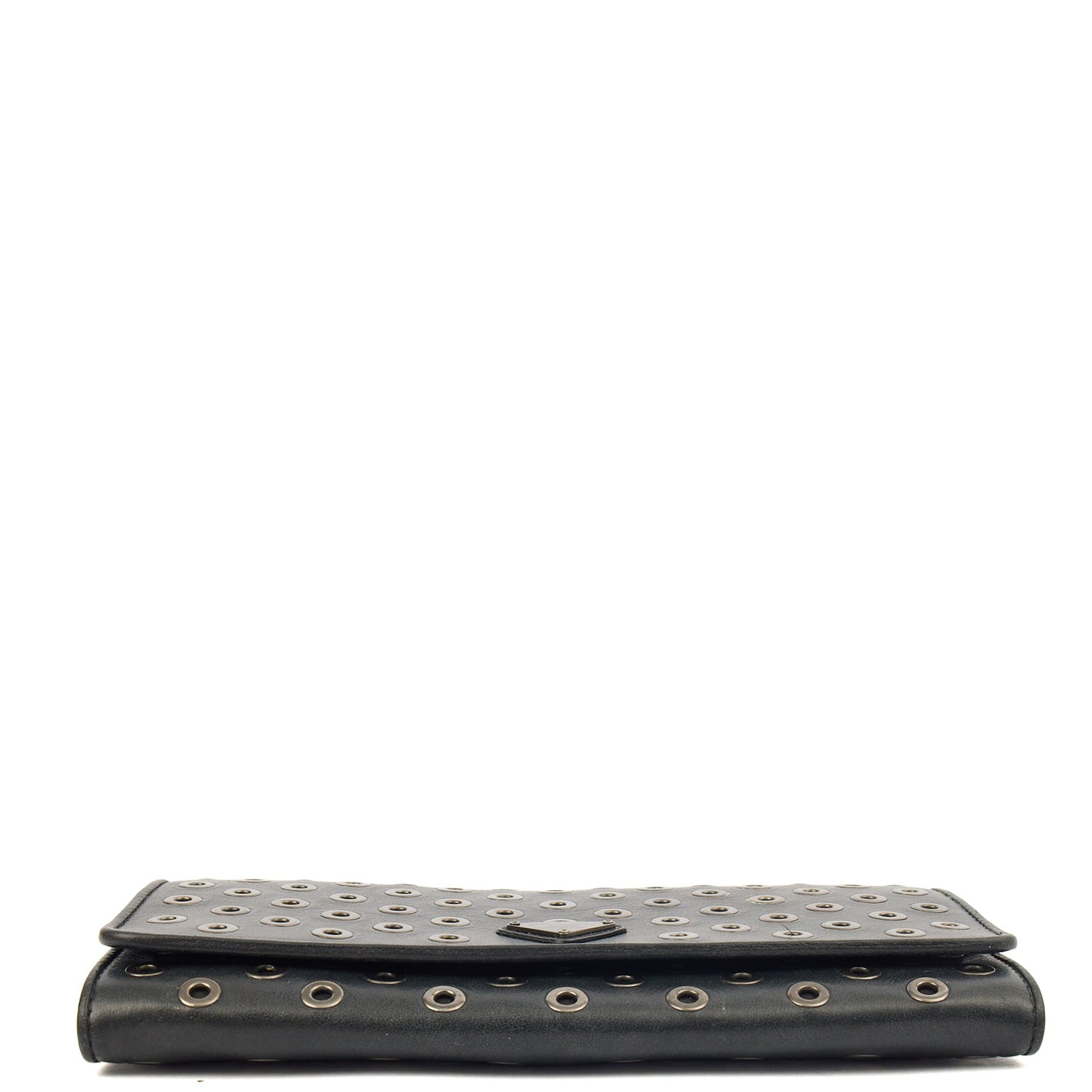 Prada Cross Body Wallet On Chain in Black, Calfskin — Lifestyle View