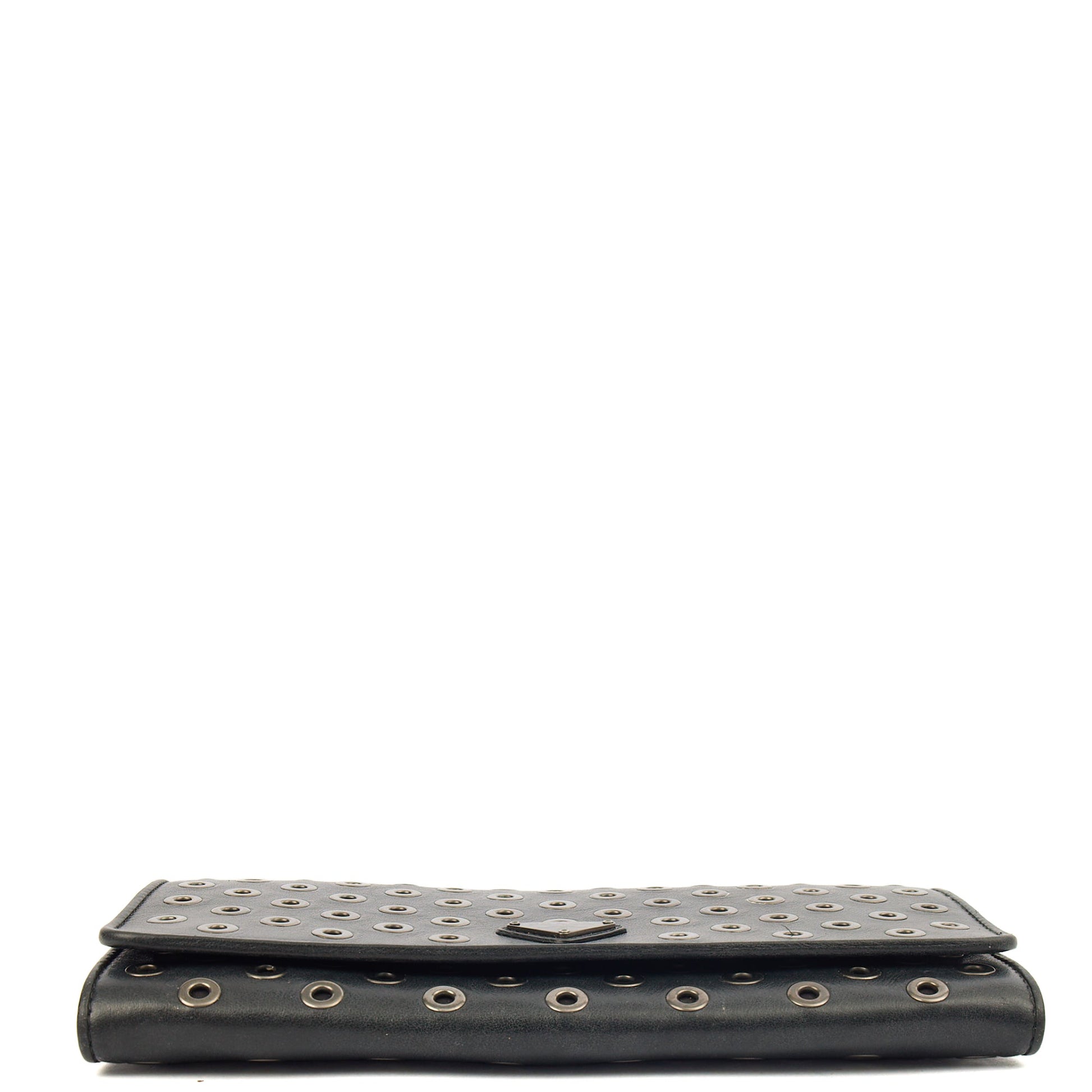 Prada Cross Body Wallet On Chain in Black, Calfskin — Alternate View 13