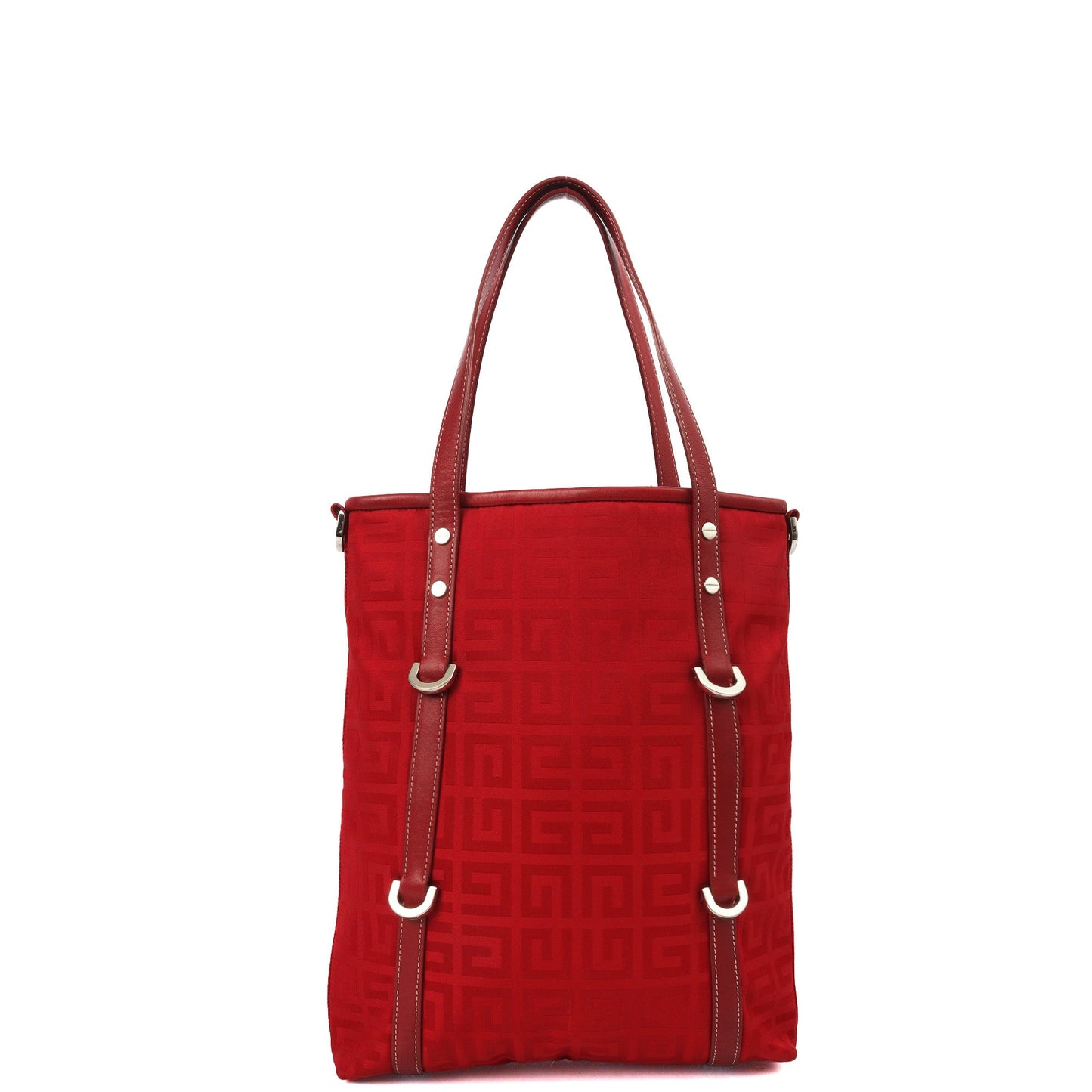 Givenchy Tote Shoulder Bag in Red, Fabric — Alternate View 15