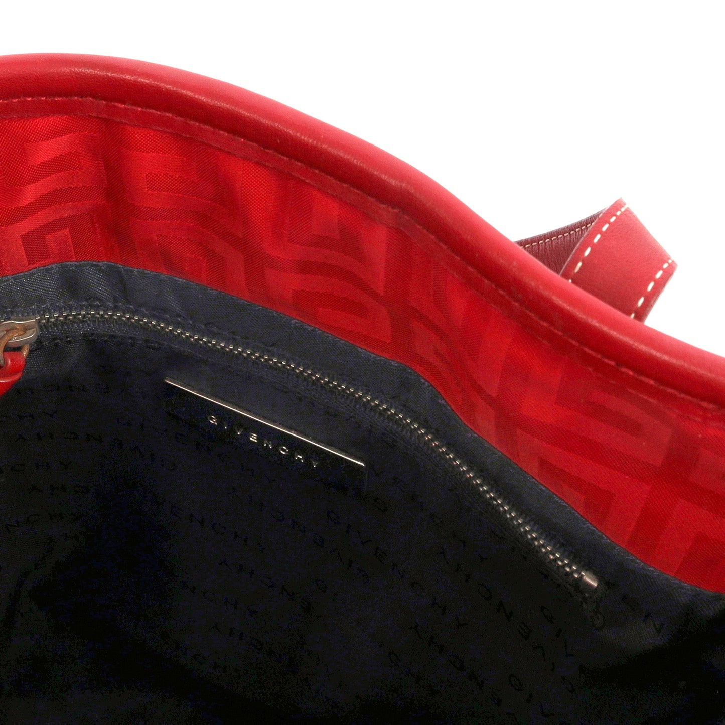 Givenchy Tote Shoulder Bag in Red, Fabric — Alternate View 21