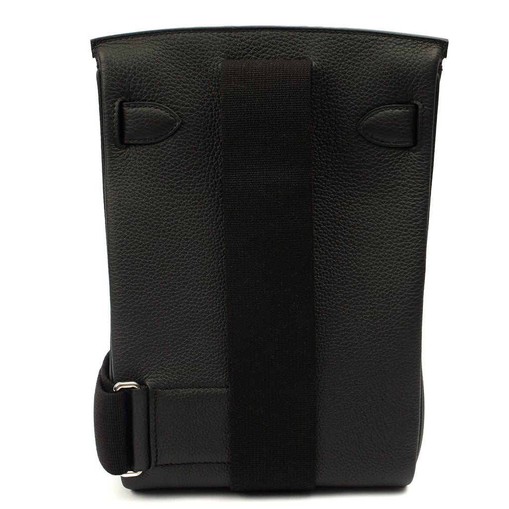 Hermes Cross Body Hac a Dos PM in Black, Togo Leather — Alternate View 15