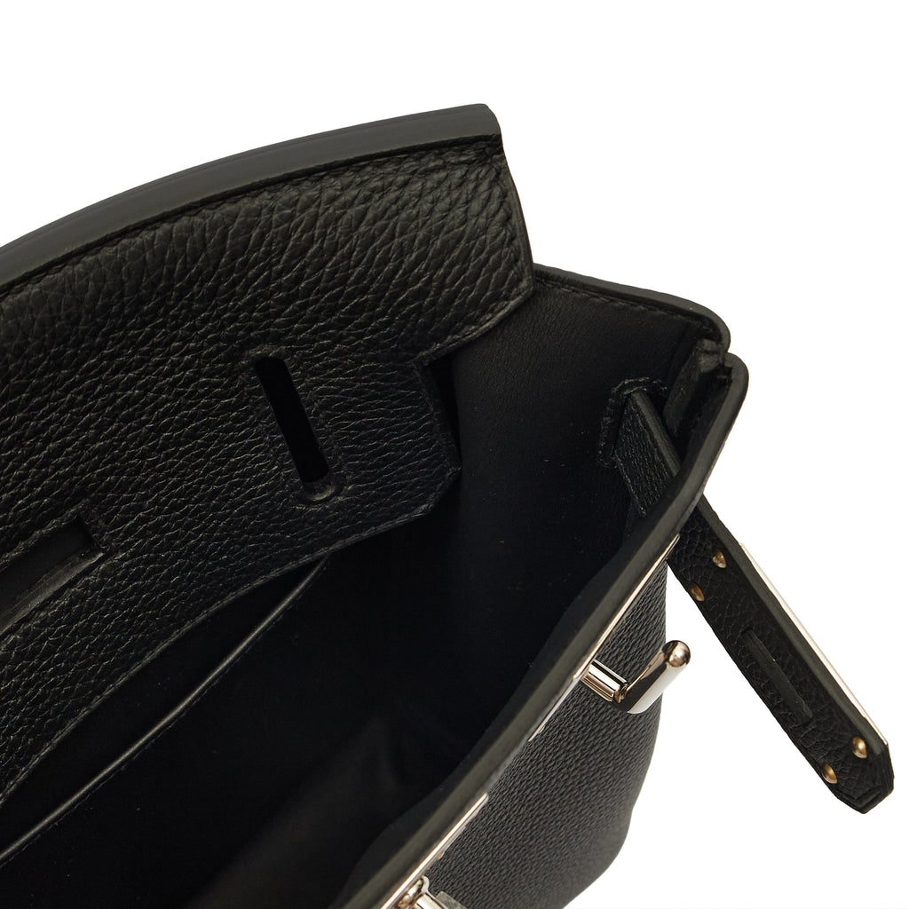 Hermes Cross Body Hac a Dos PM in Black, Togo Leather — Alternate View 24