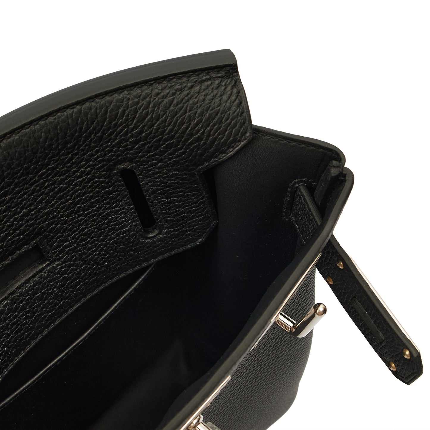 Hermes Cross Body Hac a Dos PM in Black, Togo Leather — Alternate View 24