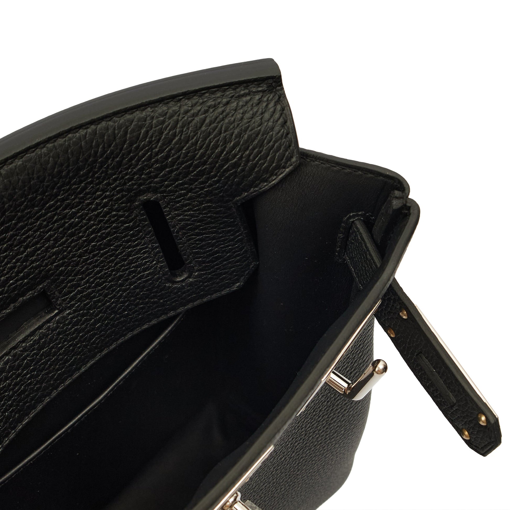 Hermes Cross Body Hac a Dos PM in Black, Togo Leather — Alternate View 24
