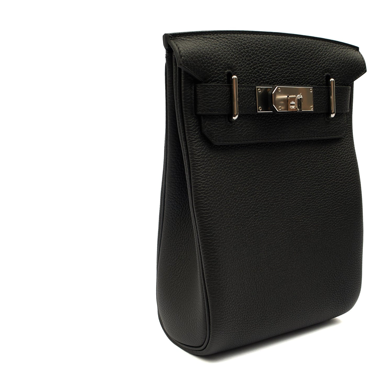 Hermes Cross Body Hac a Dos PM in Black, Togo Leather — Alternate View 7