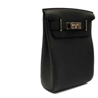 Hermes Cross Body Hac a Dos PM in Black, Togo Leather — Alternate View 7