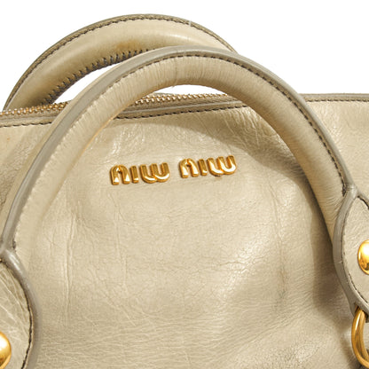 Miu Miu Tote in Grey, Exotic Effect Leather — Alternate View 14
