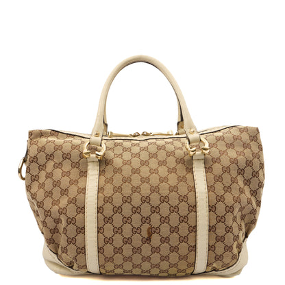 Gucci Shoulder Bag Tote in Brown, GG Supreme Canvas — Alternate View 8