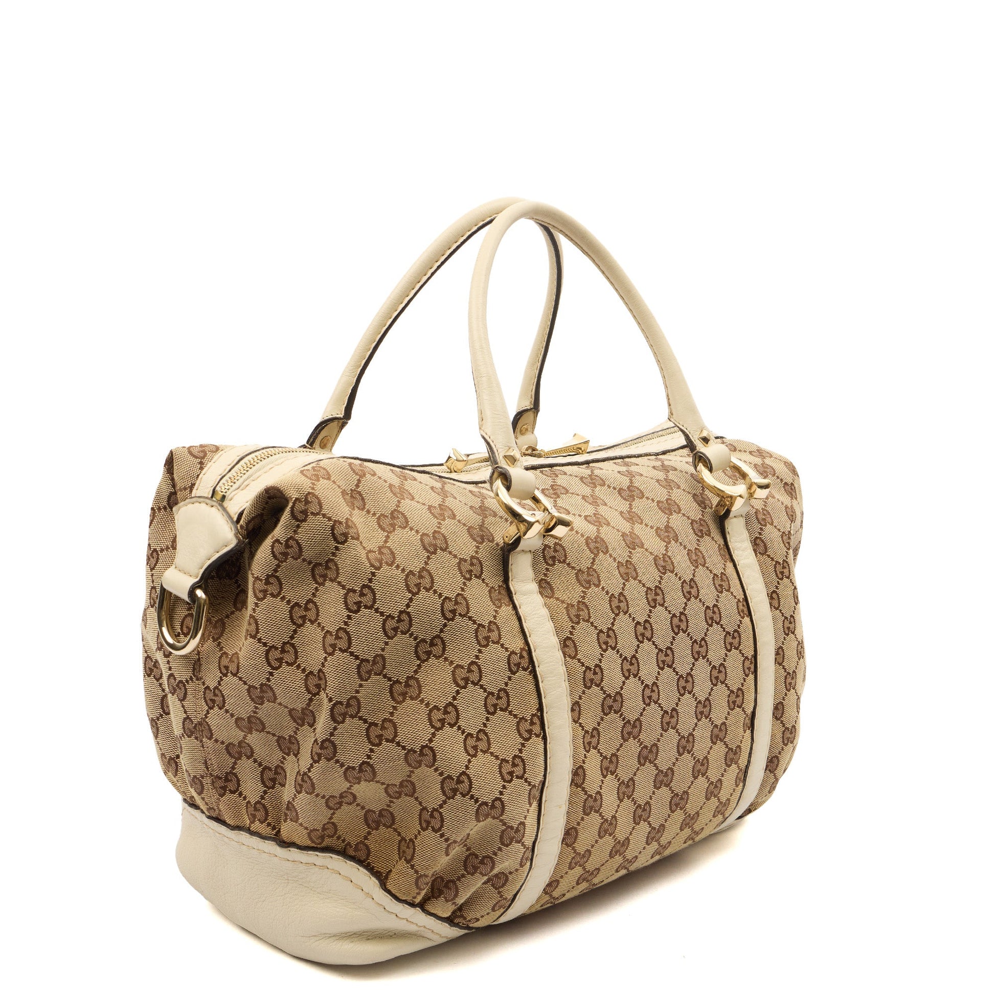 Gucci Shoulder Bag Tote in Brown, GG Supreme Canvas — Alternate View 9