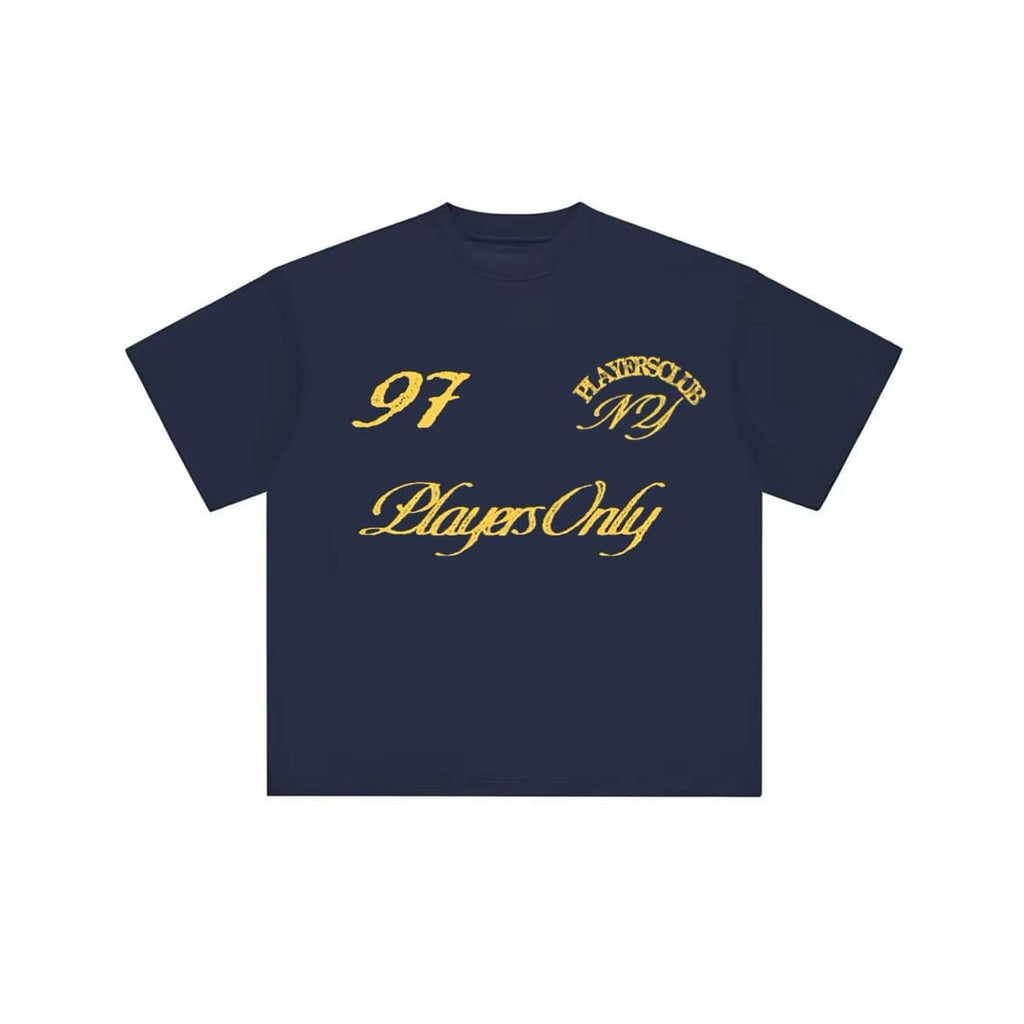 PLAYERS ONLY NAVY NY TEE — Small — Front View