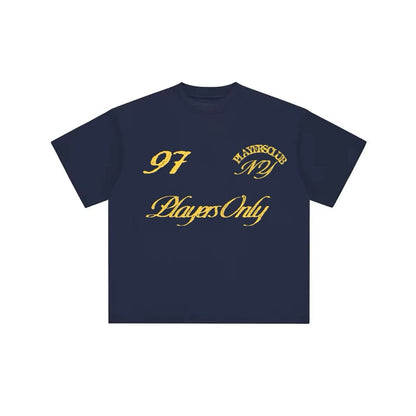 PLAYERS ONLY NAVY NY TEE — Small — Front View