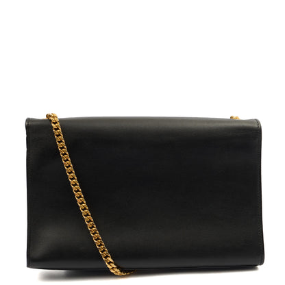 Saint Laurent Cross Body Kate Medium Tassle in Black, Calfskin Leather — Top View