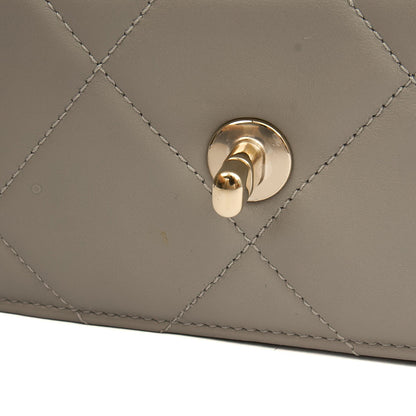 Chanel Cross Body Chanel Trendy Wallet On Chain in Grey, Lambskin Leather — Alternate View 35