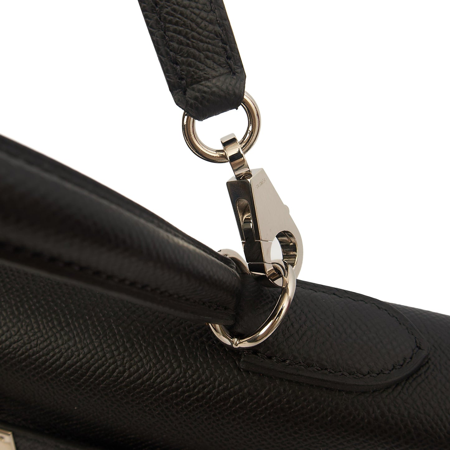 Hermes Top Handle Kelly 32 in Black, Epsom Leather — Alternate View 33
