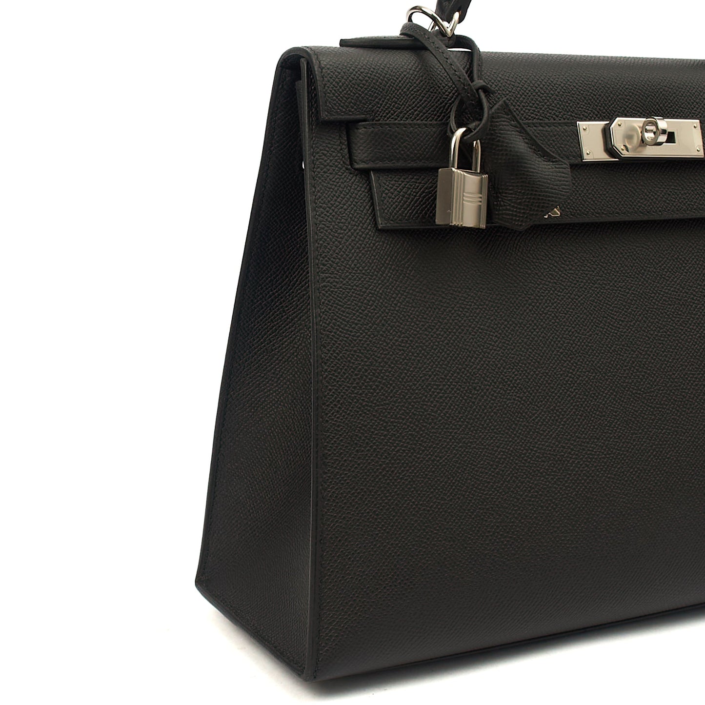 Hermes Top Handle Kelly 32 in Black, Epsom Leather — Alternate View 23