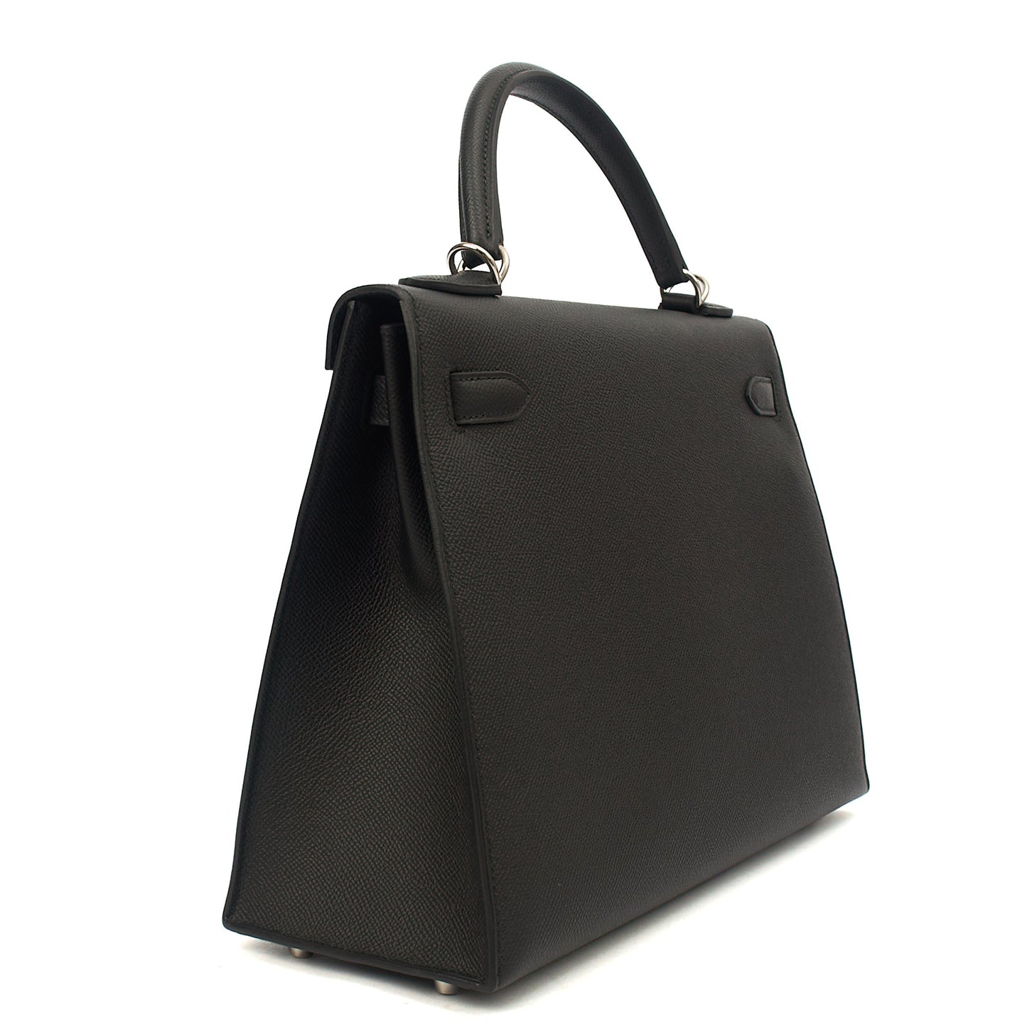 Hermes Top Handle Kelly 32 in Black, Epsom Leather — Alternate View 30