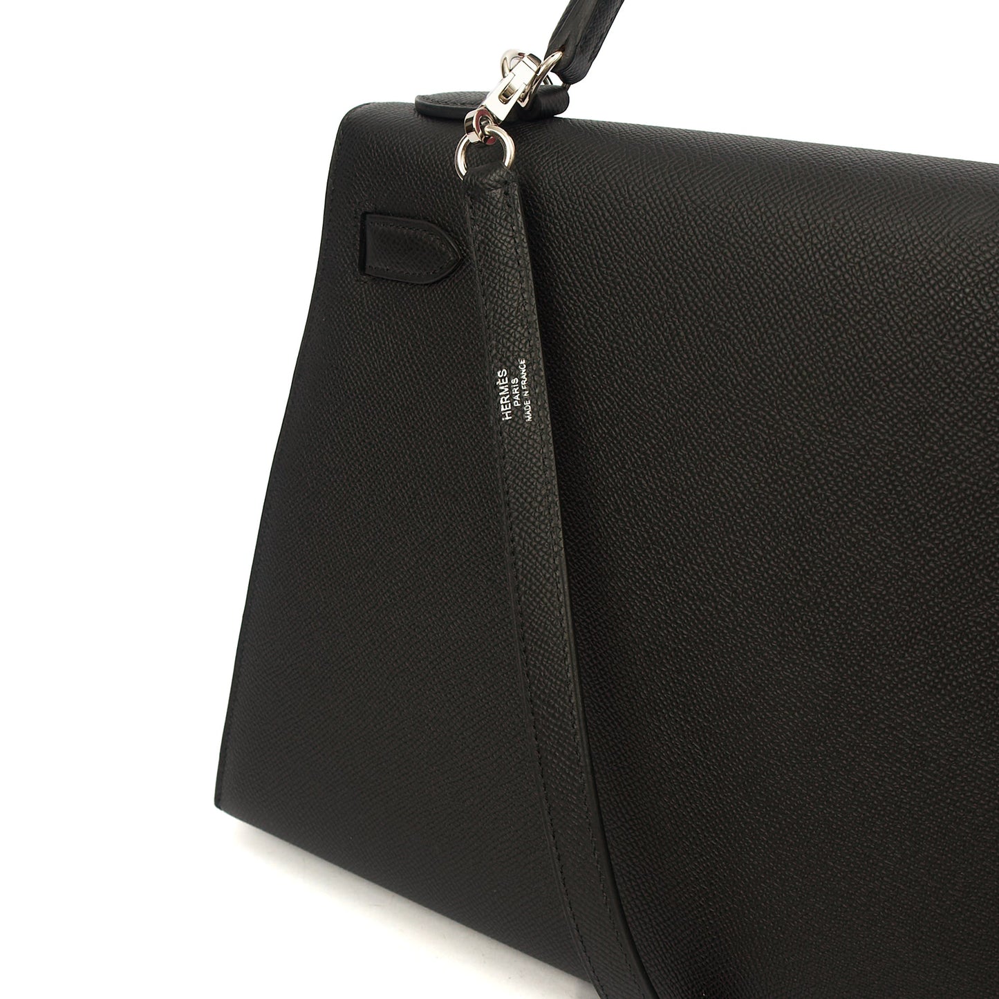 Hermes Top Handle Kelly 32 in Black, Epsom Leather — Alternate View 41