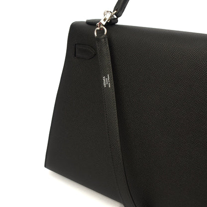 Hermes Top Handle Kelly 32 in Black, Epsom Leather — Alternate View 41