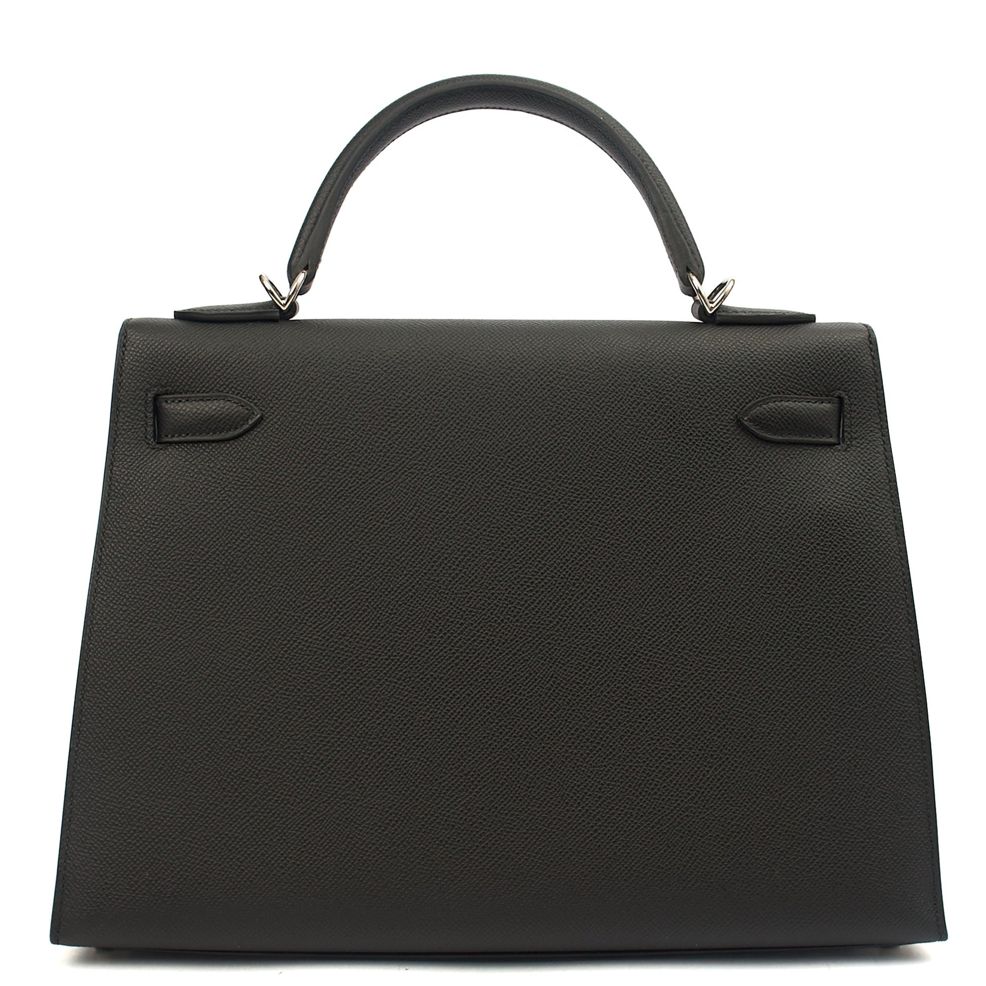 Hermes Top Handle Kelly 32 in Black, Epsom Leather — Alternate View 17