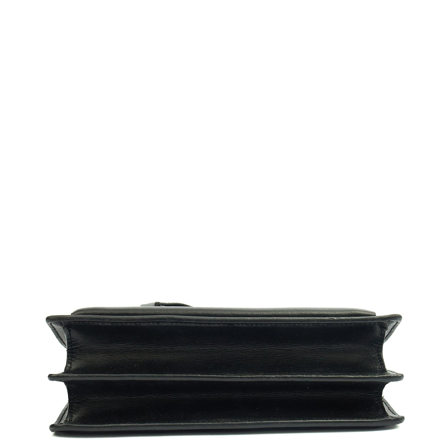 Saint Laurent Cross Body Sunset - Medium in Black, Leather — Detail View