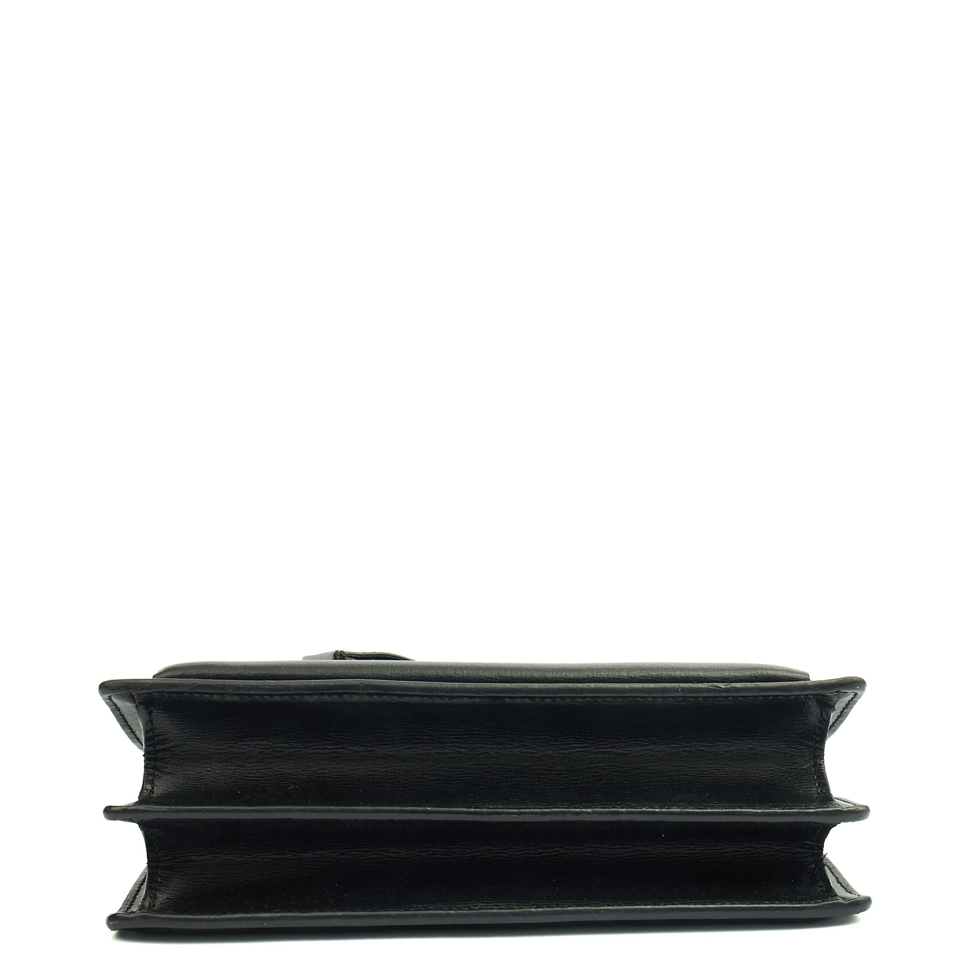 Saint Laurent Cross Body Sunset - Medium in Black, Leather — Detail View