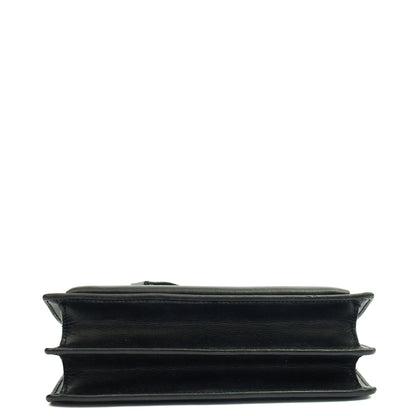 Saint Laurent Cross Body Sunset - Medium in Black, Leather — Detail View
